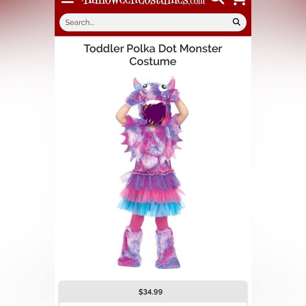 Polka Dot Monster Costume
